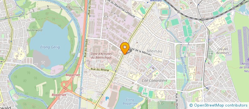 localisation de l'entreprise MADAME MARIE WEBER à STRASBOURG