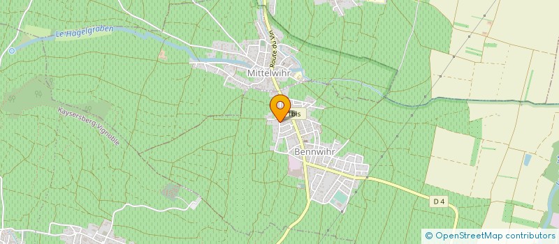 localisation de l'entreprise MADAME MARIE WEIBEL  BENNWIHR