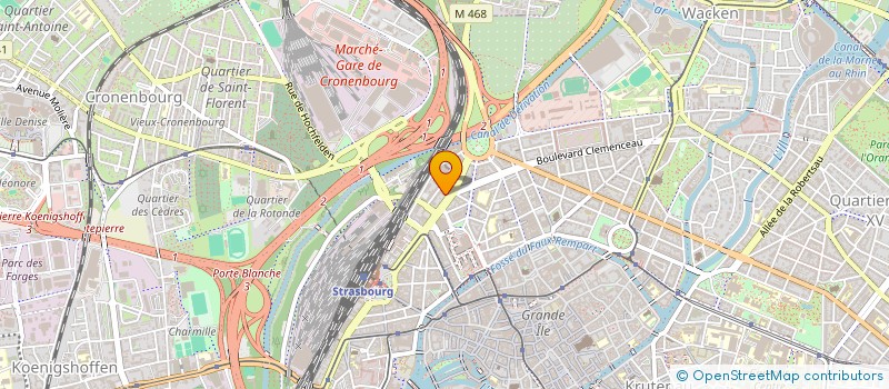 localisation de l'entreprise MADAME MARIE WEILLER à STRASBOURG