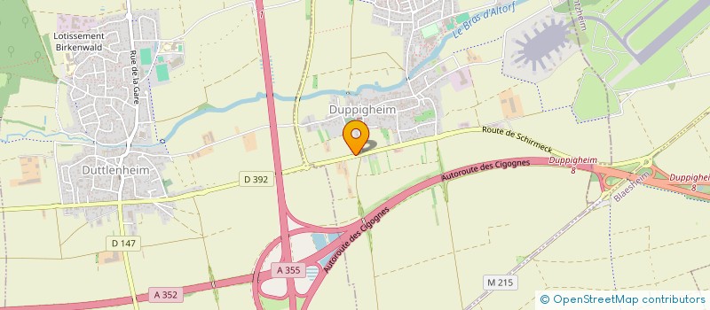 localisation de l'entreprise MADAME MARIE WEISSKOPF  DUPPIGHEIM