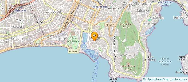 localisation de l'entreprise MADAME MARIE WEYLAND à NICE