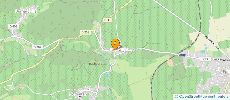 localisation de l'entreprise MADAME MARIE WILHELM  ITTERSWILLER