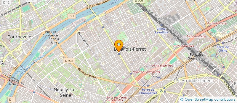 localisation de l'entreprise MADAME MARIE WOLFF à LEVALLOIS-PERRET