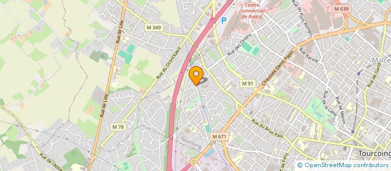 localisation de l'entreprise MADAME MARIE WYDAUW à TOURCOING