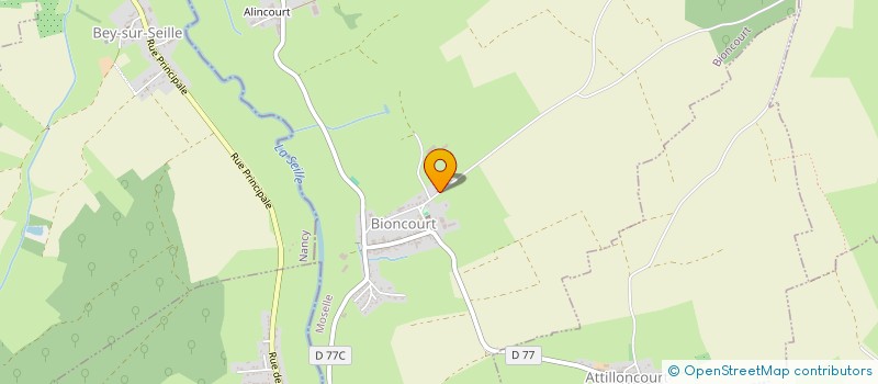 localisation de l'entreprise MADAME MARIE WYPIORCYK ORY  BIONCOURT