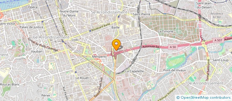 localisation de l'entreprise MADAME MARIE YAHIA  MARSEILLE