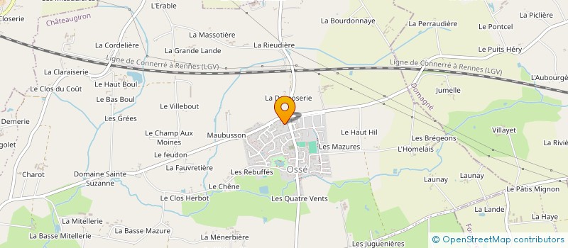 localisation de l'entreprise MADAME MARIE-YANN NIVOIS  CHATEAUGIRON