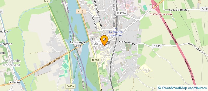 localisation de l'entreprise MADAME MARIE-YANNICK BRIZAR  LA CHARITE-SUR-LOIRE