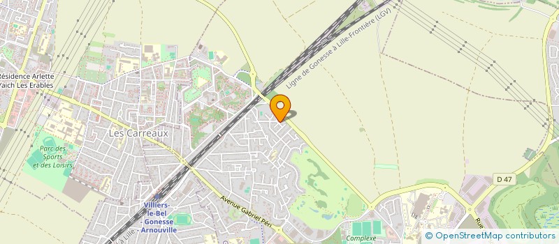 localisation de l'entreprise MADAME MARIE YARAMIS  GONESSE