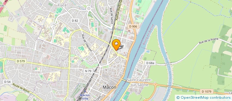 localisation de l'entreprise MADAME MARIE YOLAINE VOIRIN à MACON