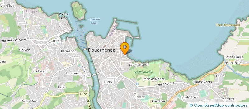 localisation de l'entreprise MADAME MARIE YOUINOU à DOUARNENEZ