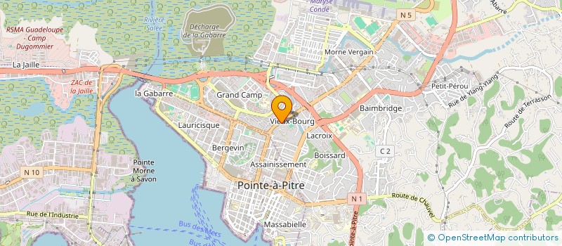 localisation de l'entreprise MADAME MARIE YVES LOCHARD  LES ABYMES