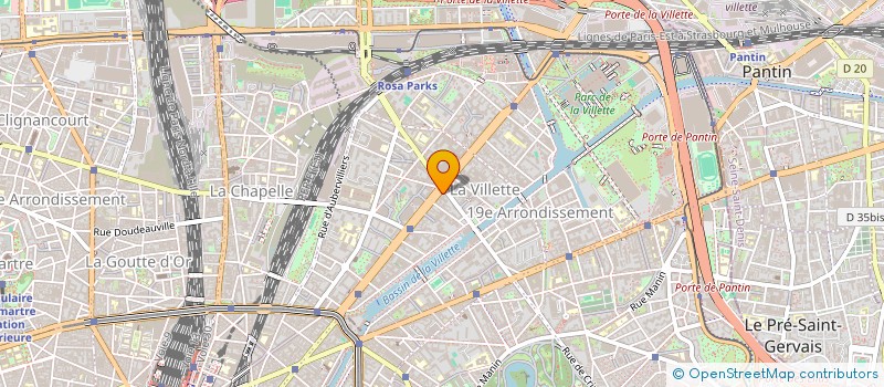 localisation de l'entreprise MADAME MARIE YVETTE SALGUES  PARIS