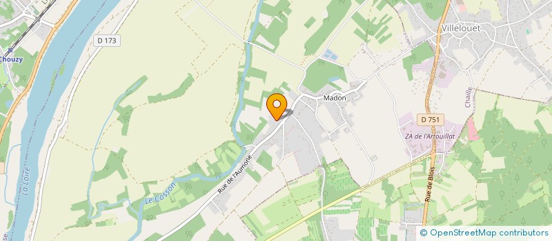 localisation de l'entreprise MADAME MARIE YVON  CANDE-SUR-BEUVRON