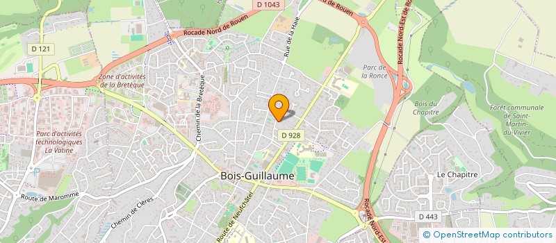 localisation de l'entreprise MADAME MARIE-YVONNE CARRIERE à BOIS-GUILLAUME