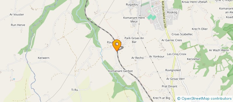 localisation de l'entreprise MADAME MARIE-YVONNE LE GOFFIC  PLOUBEZRE