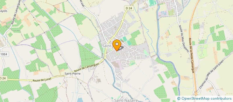 localisation de l'entreprise MADAME MARIE-YVROSE TOUSSAINT  SAINT-JUST