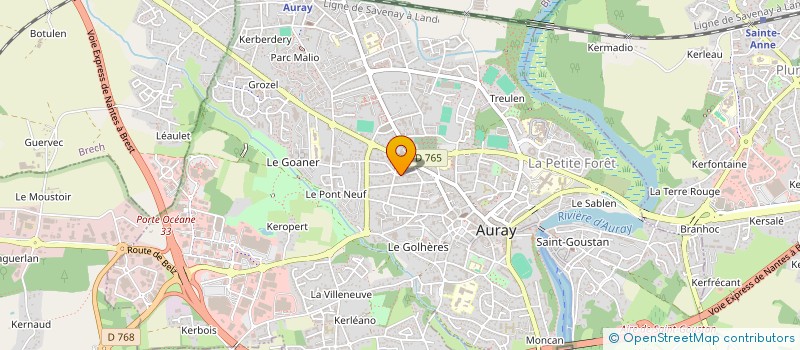 localisation de l'entreprise MADAME MARIE YZIQUEL  MONTERBLANC