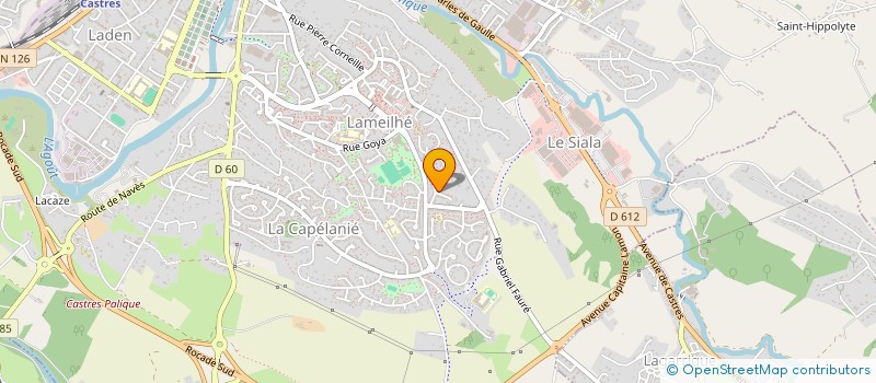 localisation de l'entreprise MADAME MARIE ZAFISOA  CASTRES