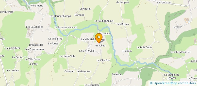 localisation de l'entreprise MADAME MARIE ZALETTO  PLOUGUENAST-LANGAST