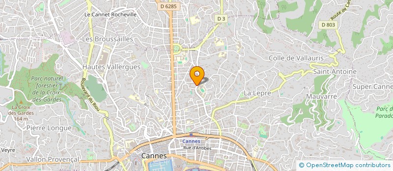 localisation de l'entreprise MADAME MARIE ZAOUI à CANNES