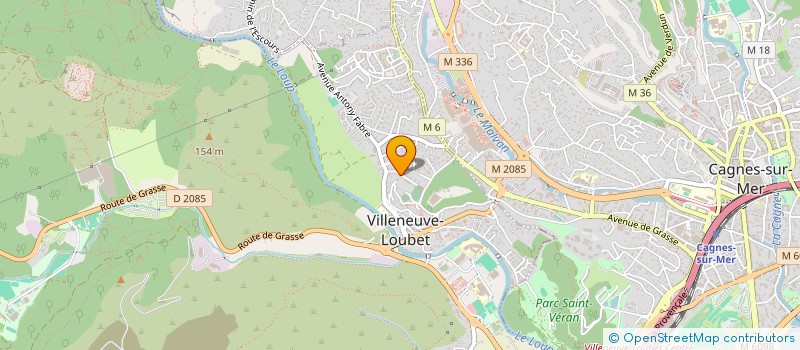 localisation de l'entreprise MADAME MARIE ZARAGOSI  VILLENEUVE-LOUBET