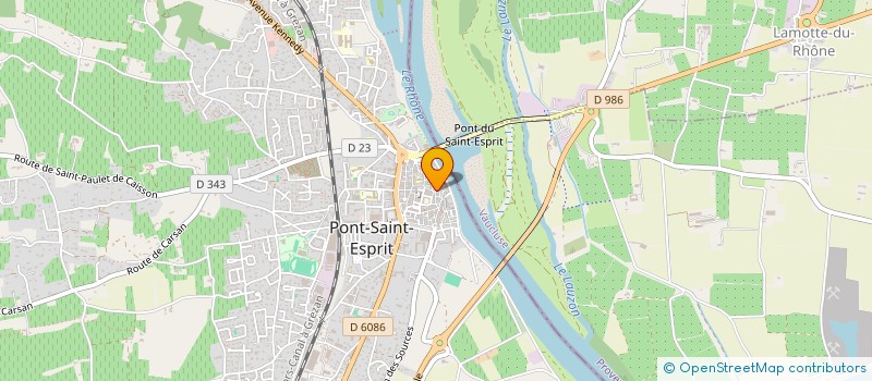 localisation de l'entreprise MADAME MARIE ZARALAHY  PONT-SAINT-ESPRIT