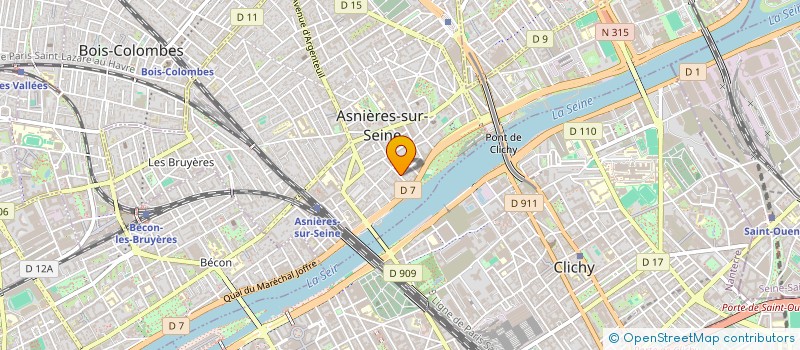 localisation de l'entreprise MADAME MARIE ZAROUGUIAN à ASNIERES-SUR-SEINE