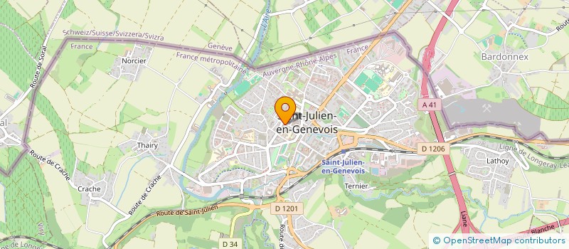 localisation de l'entreprise MADAME MARIE ZENG  SAINT-JULIEN-EN-GENEVOIS