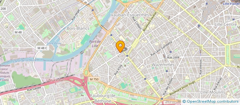 localisation de l'entreprise MADAME MARIE ZENKER à LILLE