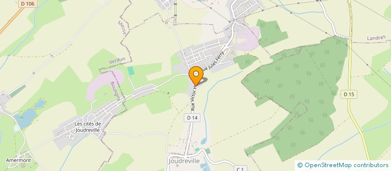 localisation de l'entreprise MADAME MARIE ZILLIOX  JOUDREVILLE