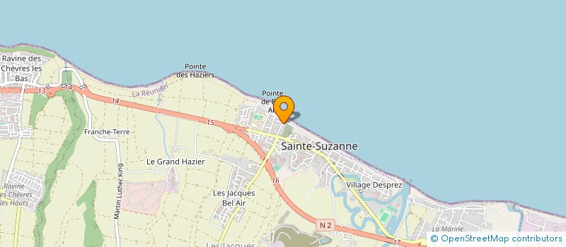 localisation de l'entreprise MADAME MARIE ZITTE  SAINTE-SUZANNE