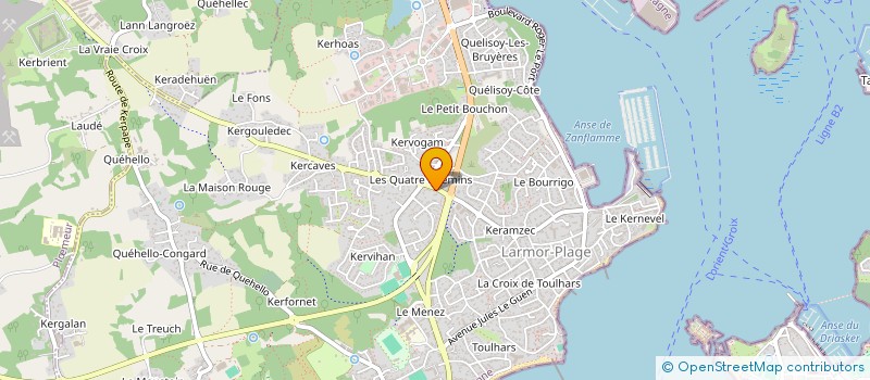 localisation de l'entreprise MADAME MARIE ZUGOLARO  LARMOR-PLAGE