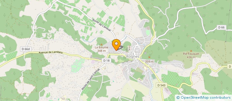 localisation de l'entreprise MADAME MARIECHRISTIANE KEZELIAN à ROGNES