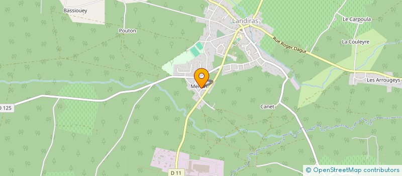 localisation de l'entreprise MADAME MARIEFRANCOISE BIOT  LANDIRAS