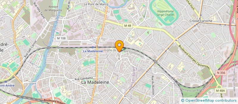 localisation de l'entreprise MADAME MARIEKE BESSON à MARCQ-EN-BARŒUL