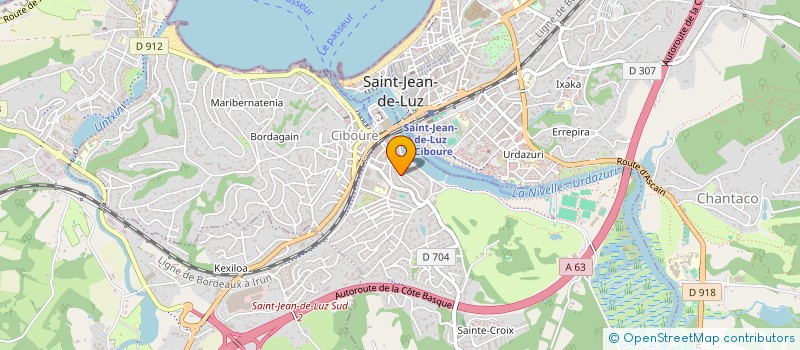 localisation de l'entreprise MADAME MARIEKE MASSALAZ  CIBOURE