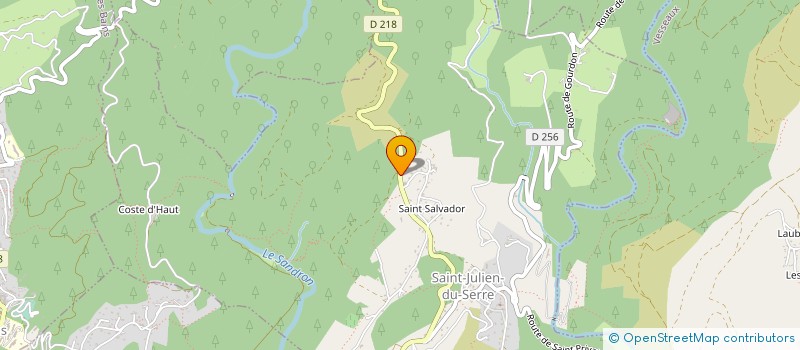 localisation de l'entreprise MADAME MARIEKE PLOMP  SAINT-JULIEN-DU-SERRE