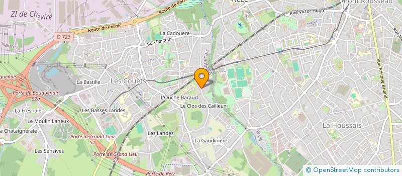 localisation de l'entreprise MADAME MARIEKE ZEEGERS  BOUGUENAIS