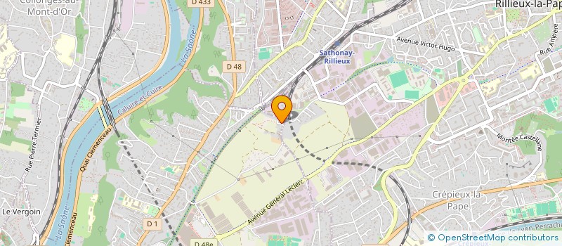 localisation de l'entreprise MADAME MARIEL FRIGNAC  CALUIRE-ET-CUIRE