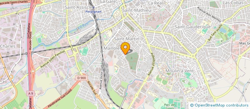 localisation de l'entreprise MADAME MARIEL JEANETTE HOLEN  PERPIGNAN