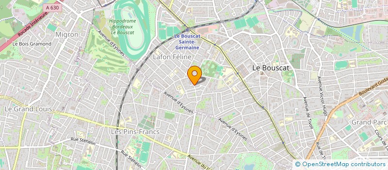 localisation de l'entreprise MADAME MARIELA BIDAULT à LE BOUSCAT