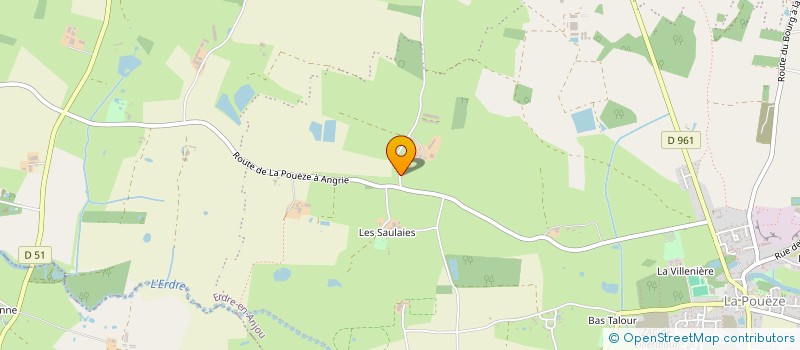 localisation de l'entreprise MADAME MARIELA LEROUX  BECON-LES-GRANITS