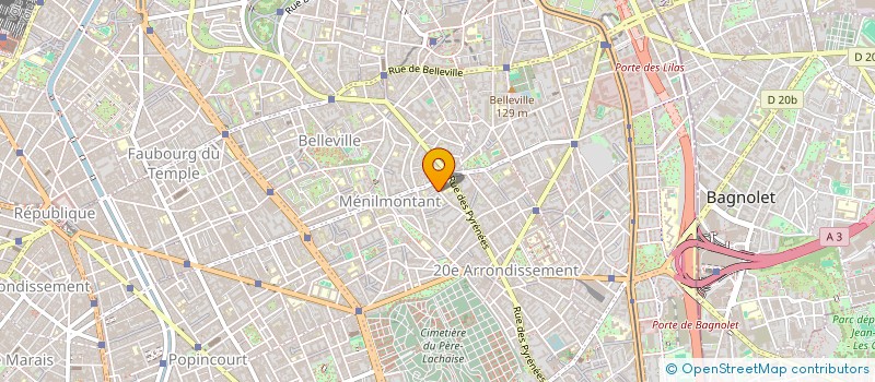 localisation de l'entreprise MADAME MARIELAURE DAGUENEL  PARIS