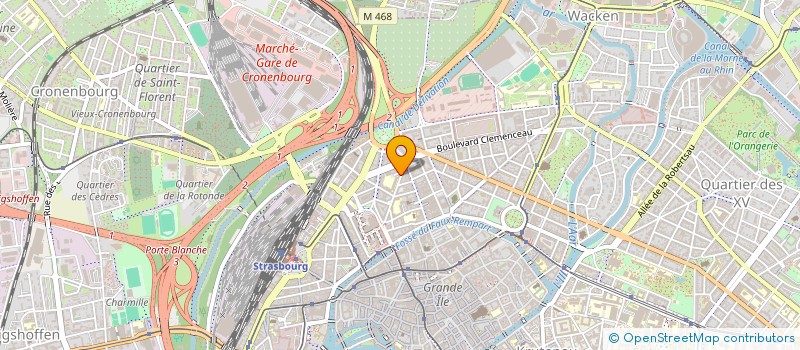 localisation de l'entreprise MADAME MARIELAURE HEITZ à STRASBOURG