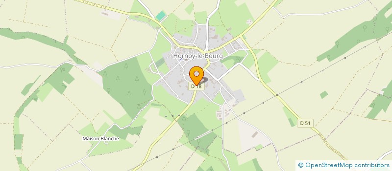 localisation de l'entreprise MADAME MARIELAURE NAILLON  HORNOY-LE-BOURG