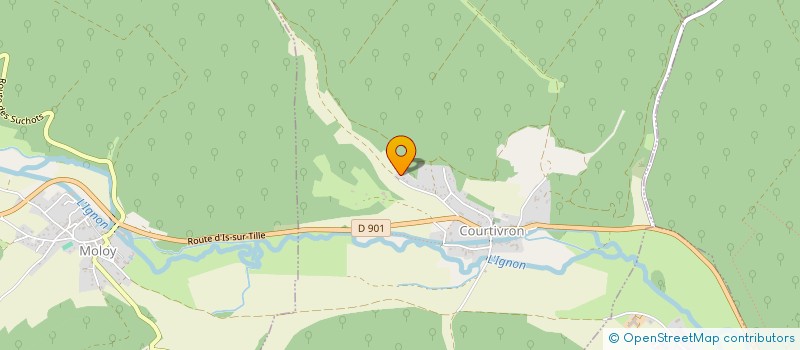 localisation de l'entreprise MADAME MARIELLA RIVEIRA FERNANDEZ  COURTIVRON