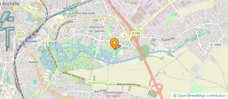 localisation de l'entreprise MADAME MARIELLE AGOLI AGBO  LA ROCHELLE