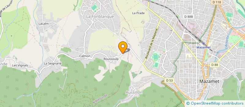 localisation de l'entreprise MADAME MARIELLE ALQUIER  AIGUEFONDE