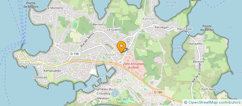 localisation de l'entreprise MADAME MARIELLE ARNOUX  ARZON